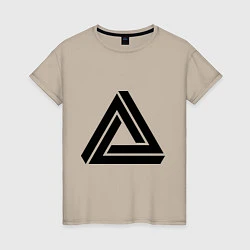 Женская футболка Triangle Visual Illusion