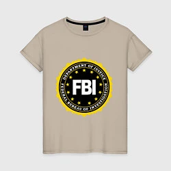 Женская футболка FBI Departament