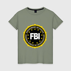 Женская футболка FBI Departament