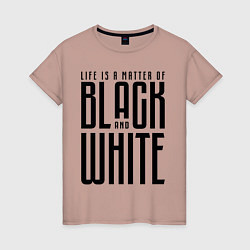 Футболка хлопковая женская Juventus: Black & White, цвет: пыльно-розовый