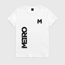 Футболка хлопковая женская METRO M, цвет: белый