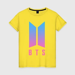 Женская футболка BTS: Neon Jimin