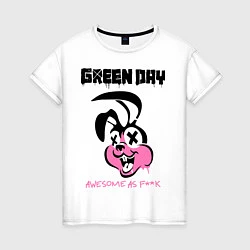 Женская футболка Green Day: Awesome as FCK