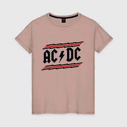 Женская футболка AC/DC Voltage