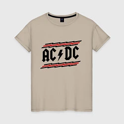 Женская футболка AC/DC Voltage