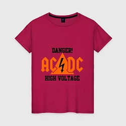 Женская футболка AC/DC: High Voltage
