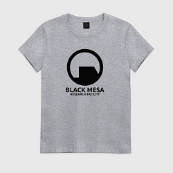 Женская футболка Black Mesa: Research Facility