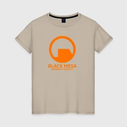 Женская футболка Black Mesa: Research Facility