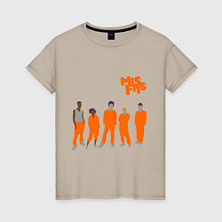 Женская футболка Misfits Orange