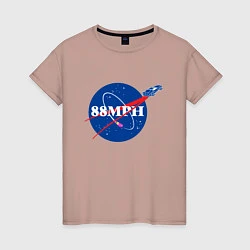 Женская футболка NASA Delorean 88 mph