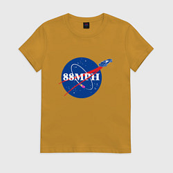 Женская футболка NASA Delorean 88 mph