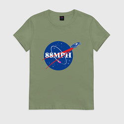 Женская футболка NASA Delorean 88 mph