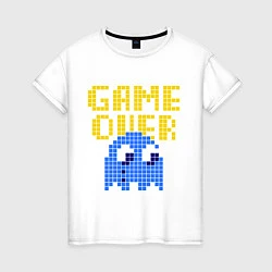 Женская футболка Pac-Man: Game over