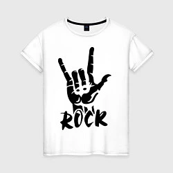Женская футболка Real Rock