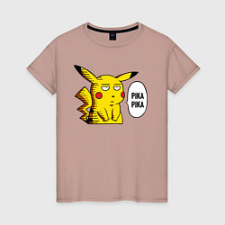 Женская футболка Pika Pika Okay