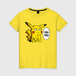 Женская футболка Pika Pika Okay