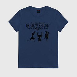 Футболка хлопковая женская HOLLOW KNIGHT, цвет: тёмно-синий