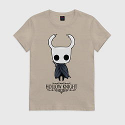 Футболка хлопковая женская Hollow Knight, цвет: миндальный