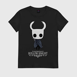 Футболка хлопковая женская Hollow Knight, цвет: черный