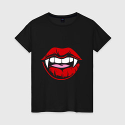 Женская футболка Клыки вампирши