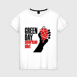 Женская футболка Green Day: American idiot