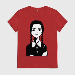 Женская футболка Wednesday Addams