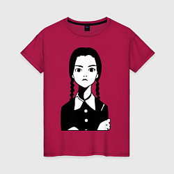 Женская футболка Wednesday Addams