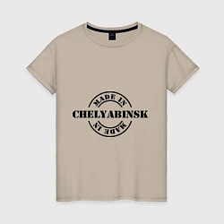 Женская футболка Made in Chelyabinsk