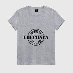 Футболка хлопковая женская Made in Chechnya, цвет: меланж