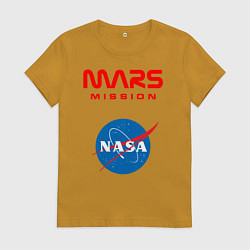 Женская футболка Nasa Mars mission