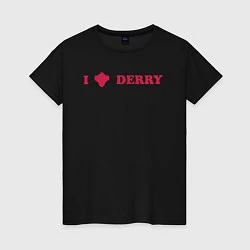 Женская футболка I love Derry