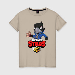 Женская футболка BRAWL STARS CROW