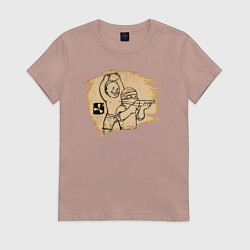 Женская футболка Stone punch