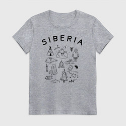 Женская футболка Siberia