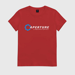 Футболка хлопковая женская PORTAL, цвет: красный