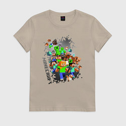 Женская футболка Minecraft