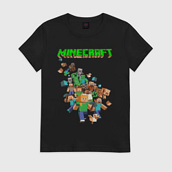 Женская футболка Minecraft