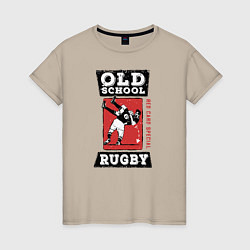 Женская футболка Old School Rugby