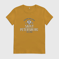 Женская футболка Санкт-ПетербургBorn in Russia