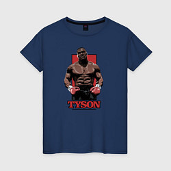 Футболка хлопковая женская Tyson, цвет: тёмно-синий