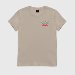 Женская футболка AUDI