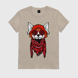 Женская футболка Красная панда