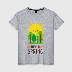 Женская футболка Hello Spring