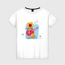 Женская футболка Spring Cat