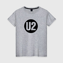 Футболка хлопковая женская U2, цвет: меланж