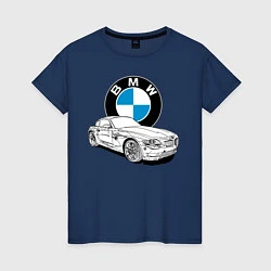 Женская футболка BMW