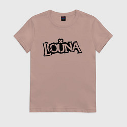 Футболка хлопковая женская Louna, цвет: пыльно-розовый