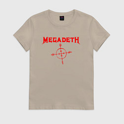 Женская футболка Megadeth