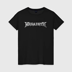 Женская футболка Megadeth