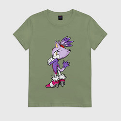 Женская футболка SONIC Кошка Блейз